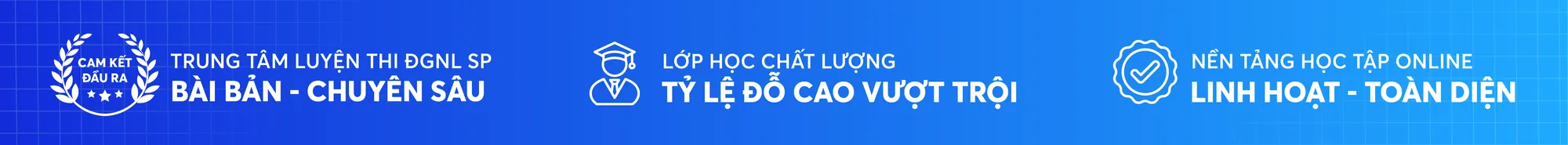 Cam kết đầu ra - Lớp học chất lượng - Nền tảng học tập online